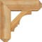 Ekena Millwork Balboa Craftsman Rough Sawn Bracket w/ Offset Brace, Western Red Cedar, 6"W x 16"D x 16"H BKT0604X16X16BOA04RWR - alternate 3
